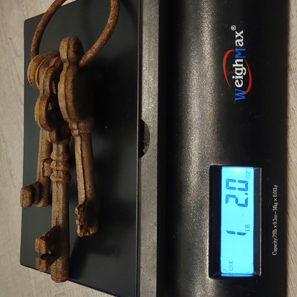 Set 4 KEYS Victorian Metal Scroll Ornate skeleton old school farmhouse Farmhouse - Picture 4 of 6